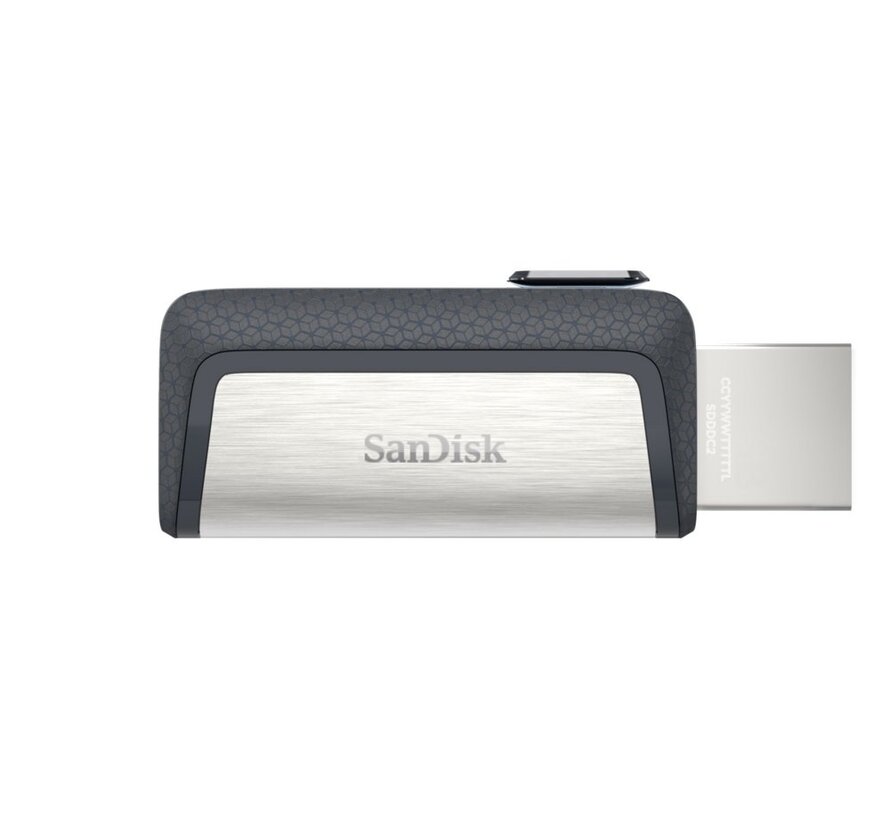 SanDisk Ultra Dual Drive USB Type-C USB flash drive 32 GB USB Type-A / USB Type-C 3.2 Gen 1 (3.1 Gen 1) Zwart, Zilver