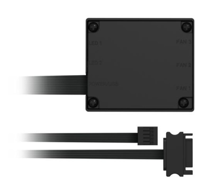 AC-2RGBC-B1 | RGB & Fan Controller | 3 ventilatorkanalen