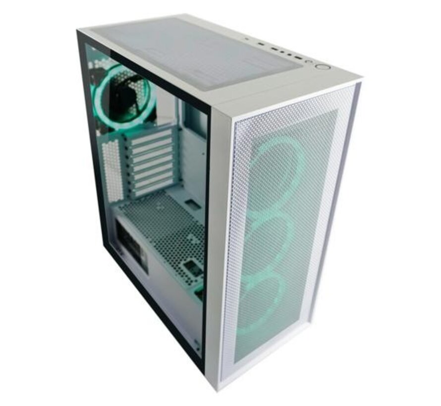 White Wanderer X RGB | Midi Tower Case | Wit