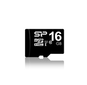 Silicon Power Elite | MicroSDHC | 16GB | Class 10 | UHS-I U1 | Inclusief SD-adapter | Zwart