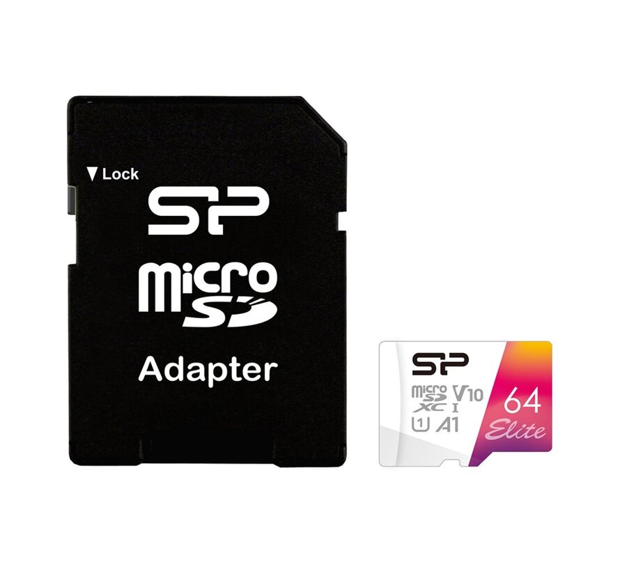 Elite | MicroSDXC | 64GB | Class 10 | UHS-I U1