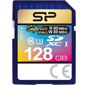 Silicon Power SD  Superior Pro 128GB SD UHS-I Klasse 10
