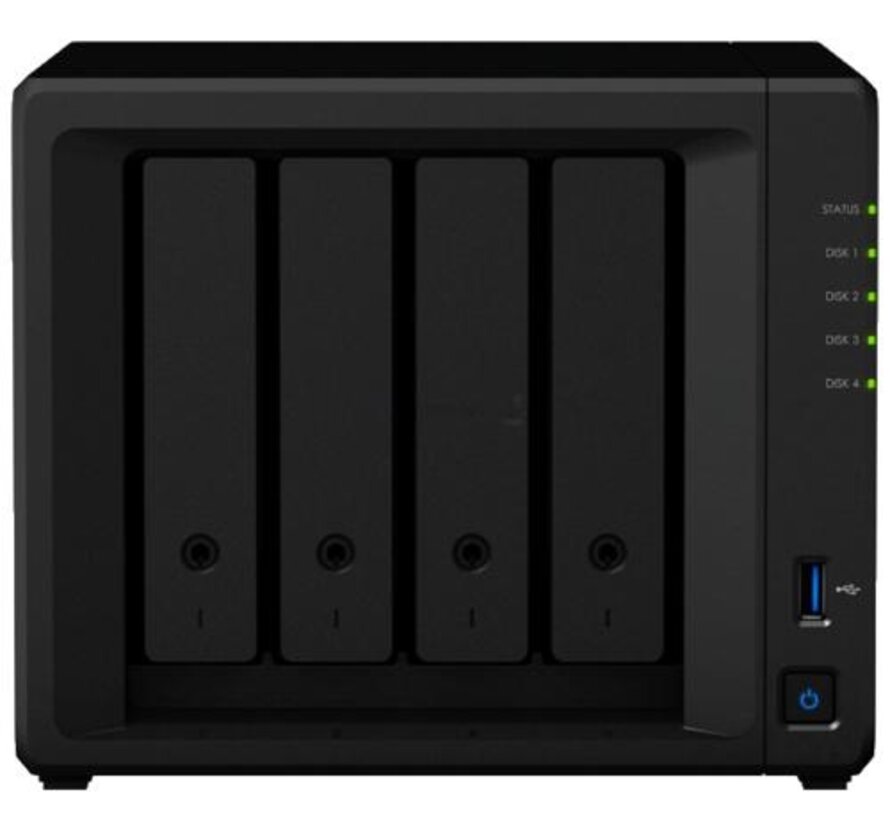 DiskStation DS423+ NAS | 4 Drive Bays | Intel Celeron J4125 | 2x Gigabit Ethernet | Rack (8U) | Zwart