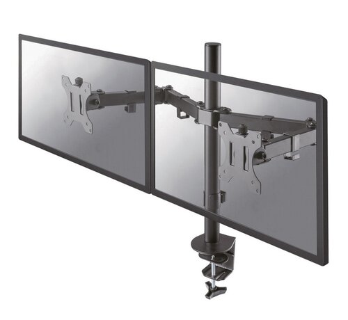 Newstar Neomounts  FPMA-D550DBLACK | Verstelbare Monitor-bureaubeugel | Tot 32" | Max 8kg | VESA 100x100 | 2 Monitoren