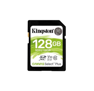 Kingston Canvas Select Plus | SDXC | 128GB | Class 10 | UHS-I U1