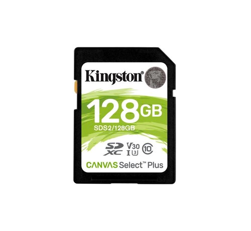 Kingston Canvas Select Plus | SDXC | 128GB | Class 10 | UHS-I U1