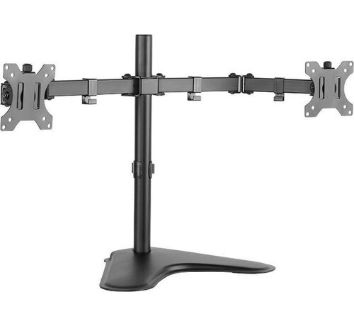 Logilink LogiLink BP0045 | Verstelbare Monitor-bureausteun | Tot 32" | Max 8kg | VESA 100x100 | 2 Monitoren