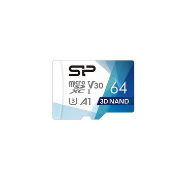 Silicon Power Superior Pro | MicroSDXC | 64GB | Class 10 | UHS-III U3