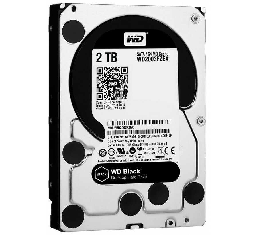 Black Performance HDD 3.5" | 2TB SATA III | 7200RPM
