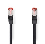 Nedis S/FTP Cat 6 Netwerkkabel | 1 m | Zwart