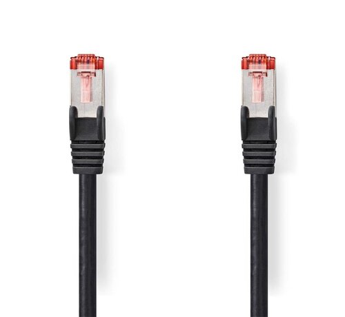 Nedis S/FTP Cat 6 Netwerkkabel | 1 m | Zwart