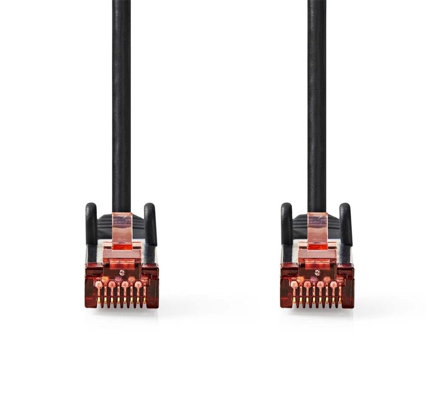 S/FTP Cat 6 Netwerkkabel | 1 m | Zwart