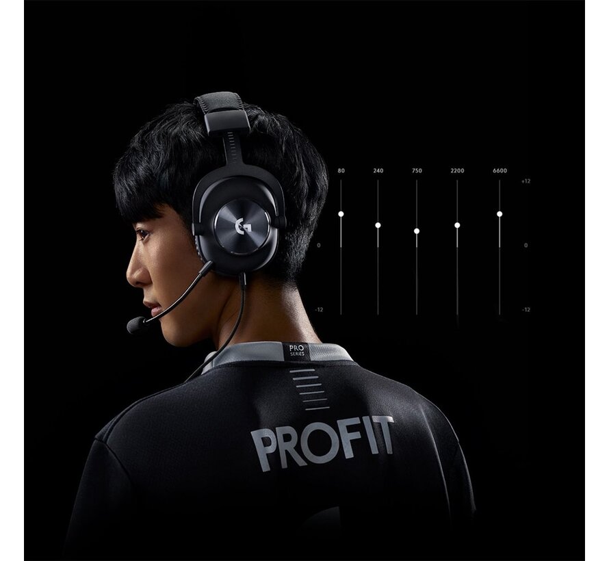 G Pro X | Bedrade Over-ear Gaming Headset | USB-A & 3.5mm | Zwart