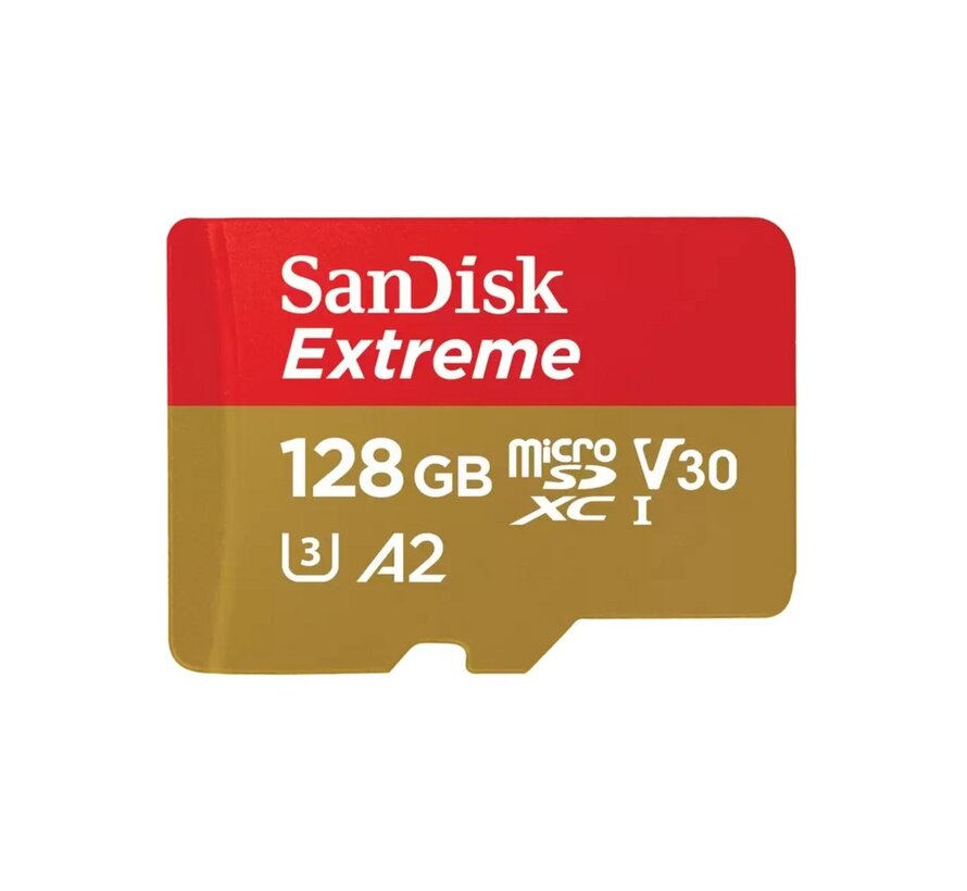 SanDisk Extreme 128 GB MicroSDXC UHS-I Klasse 10