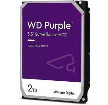 Western Digital Purple WD23PURZ interne harde schijf 3.5" 2 TB SATA