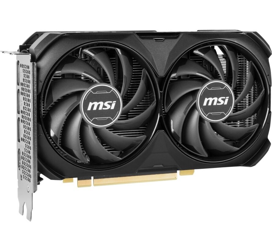 GeForce RTX 4060 Ti VENTUS 2X BLACK OC | 8GB GDDR6 VRAM | Videokaart | GPU | Nvidia