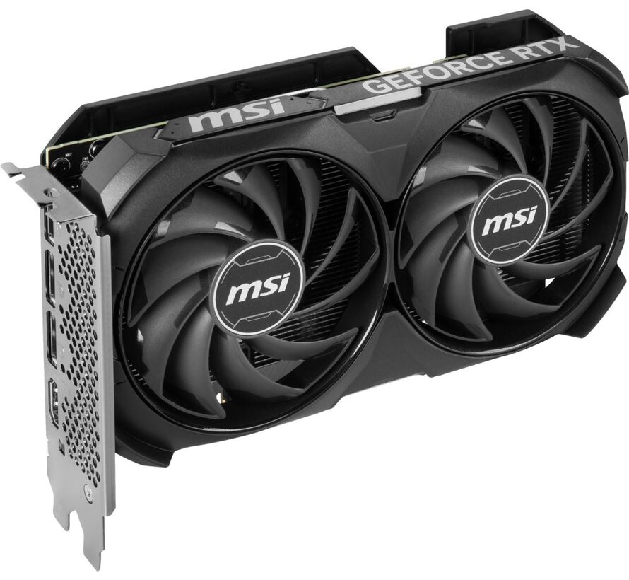 GeForce RTX 4060 Ti VENTUS 2X BLACK OC | 8GB GDDR6 VRAM | Videokaart | GPU | Nvidia