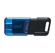 Kingston DataTraveler 80 | 64GB USB-C 3.2 Flash Drive | Zwart