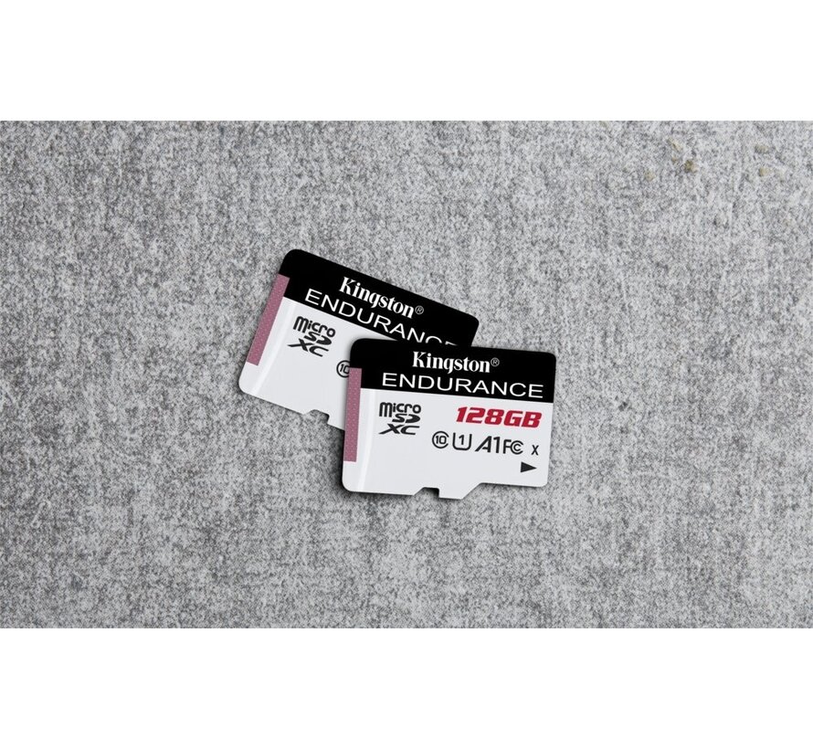 High Endurance | MicroSDXC | 128GB | Class 10 | UHS-I U1 | A1 | 95MB/s