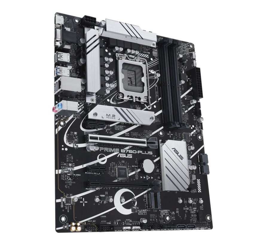ASUS PRIME B760-PLUS | Socket LGA 1700 | Intel B760 | 4xDDR5 | ATX | Moederbord