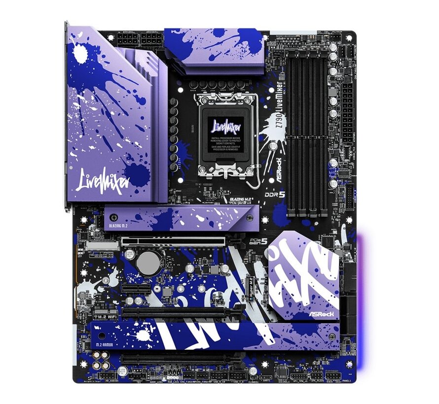 Z790 LiveMixer | Socket LGA 1700 | Intel Z790 | 4xDDR5 | ATX | Moederbord