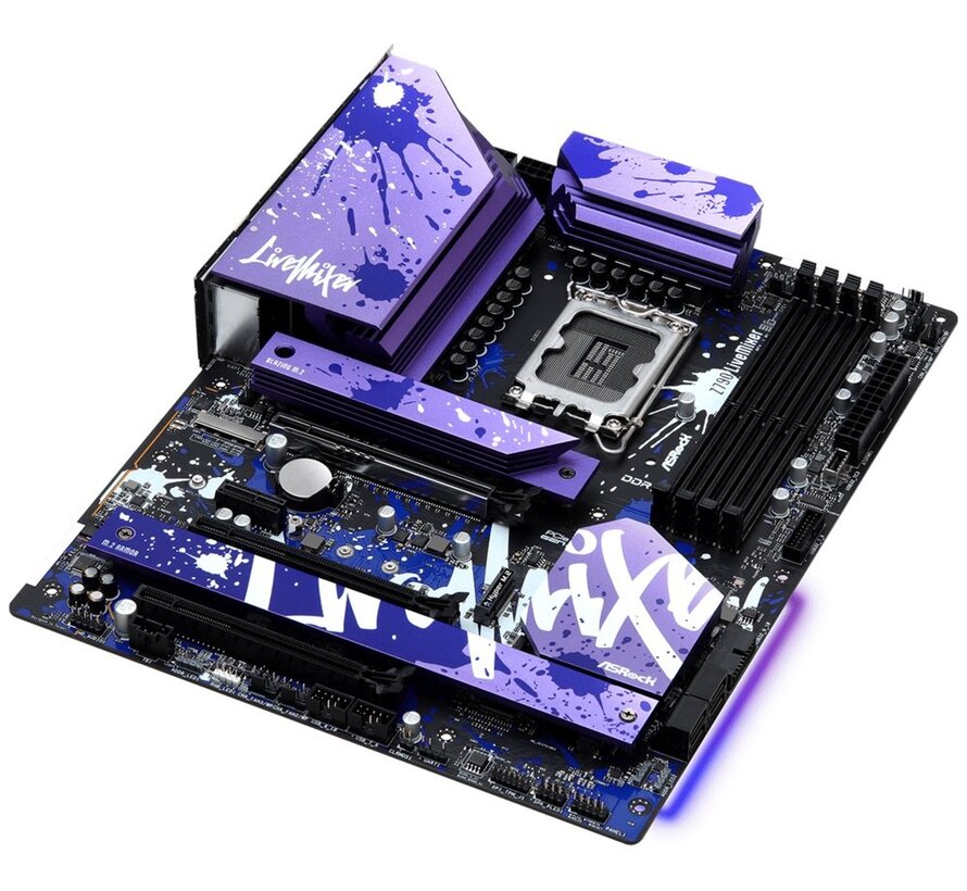 Z790 LiveMixer | Socket LGA 1700 | Intel Z790 | 4xDDR5 | ATX | Moederbord