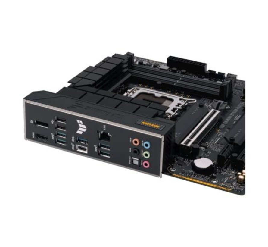 ASUS TUF GAMING B760M-PLUS D4 | Socket LGA 1700 | Intel B760 | 4xDDR4 | Micro-ATX | Moederbord