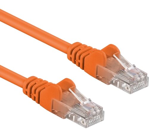 Merkloos UTP CAT6 Gigabit Netwerkkabel - CU - 5 meter - Oranje