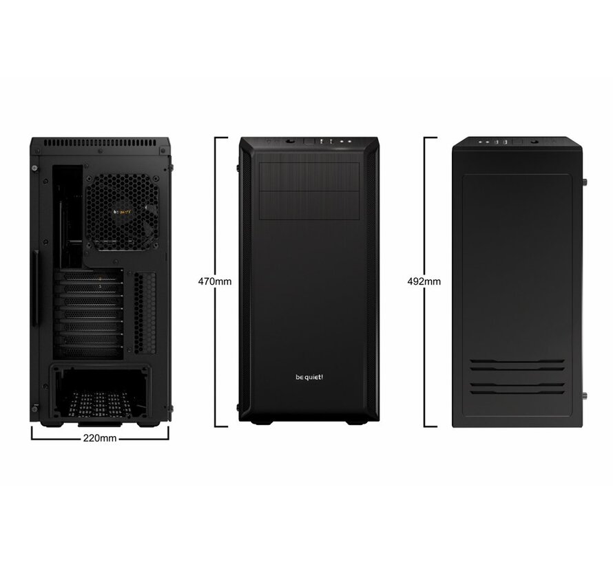 Pure Base 600 Window | Midi Tower Case | Zwart