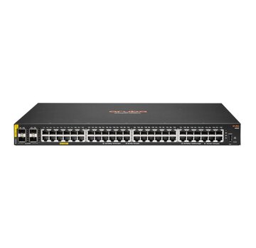 Hewlett Packard Aruba 6000 48G | Managed L3 Switch | 48x Gigabit PoE+ | 4x SFP | 370W PoE-budget | 1U Rackmount