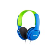 Philips Kinderheadset SHK2000 | Bedrade On-ear Headset 3.5mm Connector | Blauw & Groen