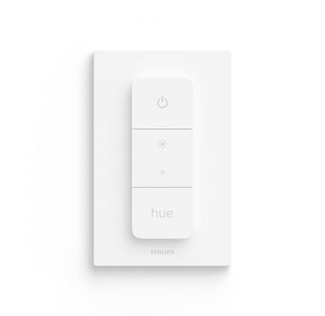 Philips Hue Dimmer Switch | Draadloze Lichtschakelaar | Eenvoudige Installatie | Compatibel met  Hue Bridge
