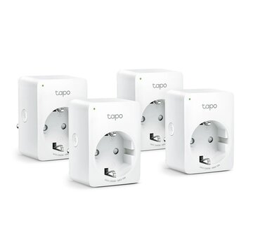 TP-Link Tapo P100 (4-pack) smart plug 2300 W Wit