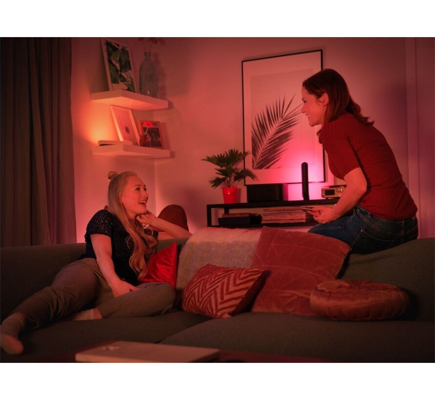 Hue Play Lichtbalk Uitbreiding | Wit | Compact Ontwerp | Compatibel met  Hue Bridge