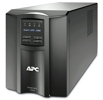 APC Smart-UPS SMT1000IC | 1000 VA / 700W | 8x IEC C13 Stopcontacten | Pure Sine Wave | SmartConnect & SmartSlot | AVR Spanningstabilisatie | LCD-scher