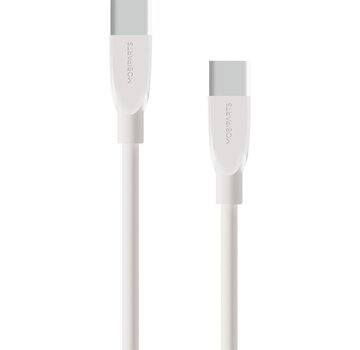 Mobiparts USB-C to USB-C Cable 2A 1m Wit (Bulk)