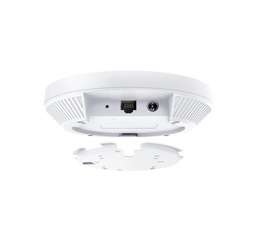 TP‑Link Omada EAP650 | WiFi 6 Ceiling Access Point | 2976 Mbit/s | PoE+ (injector inbegrepen) | Inclusief Montagebeugel