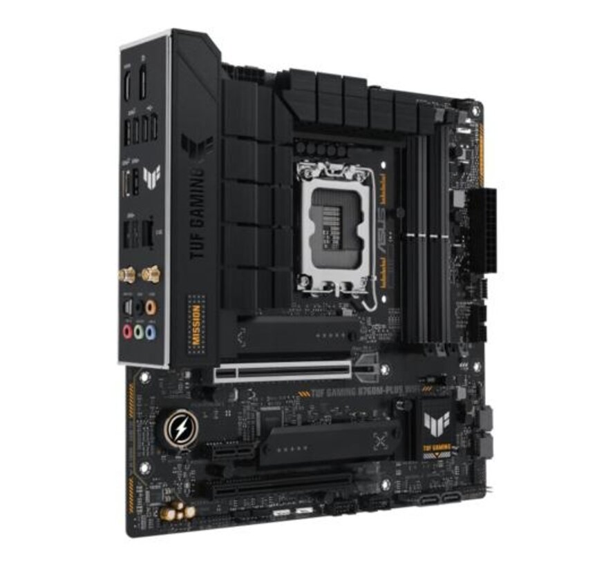 ASUS TUF Gaming B760M-Plus WIFI | Socket LGA 1700 | Intel B760 | 4xDDR5 | Micro-ATX | Moederbord