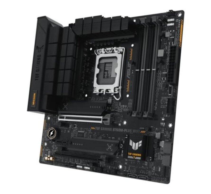 ASUS TUF Gaming B760M-Plus WIFI | Socket LGA 1700 | Intel B760 | 4xDDR5 | Micro-ATX | Moederbord
