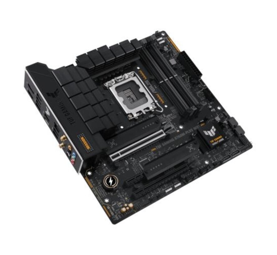 ASUS TUF Gaming B760M-Plus WIFI | Socket LGA 1700 | Intel B760 | 4xDDR5 | Micro-ATX | Moederbord