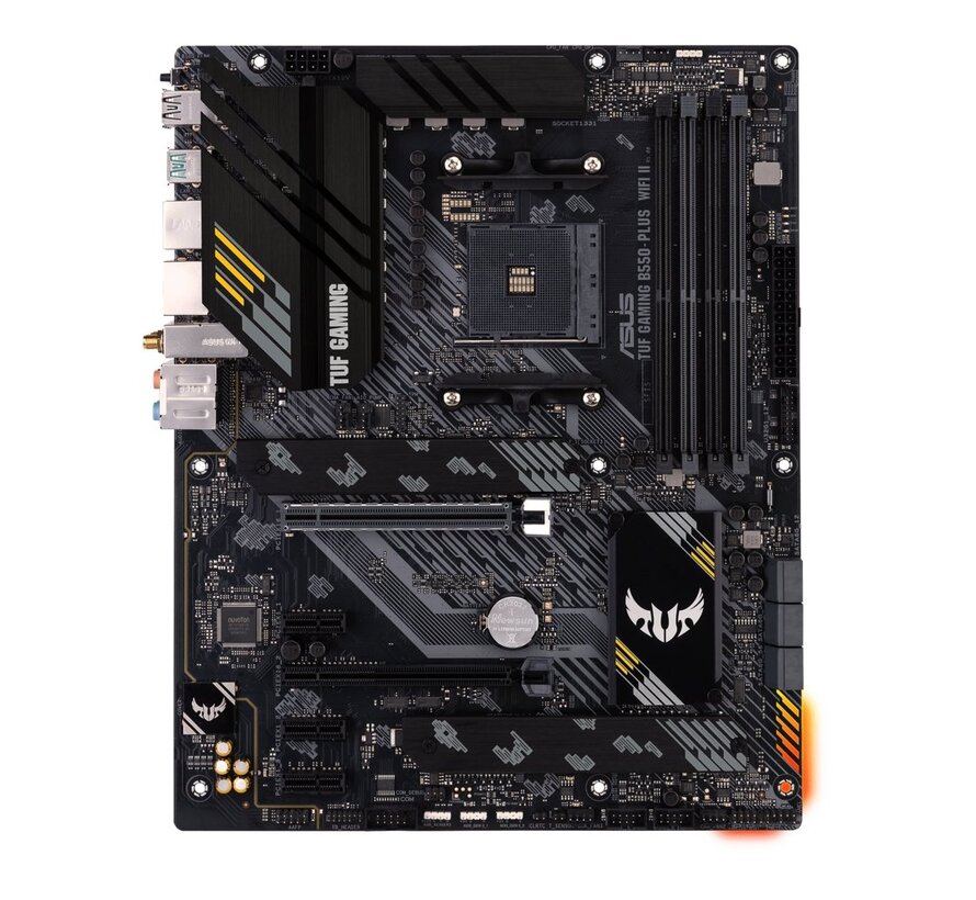 ASUS TUF GAMING B550-PLUS WIFI II | Socket AM4 | AMD B550 | 4xDDR4 | ATX | Moederbord