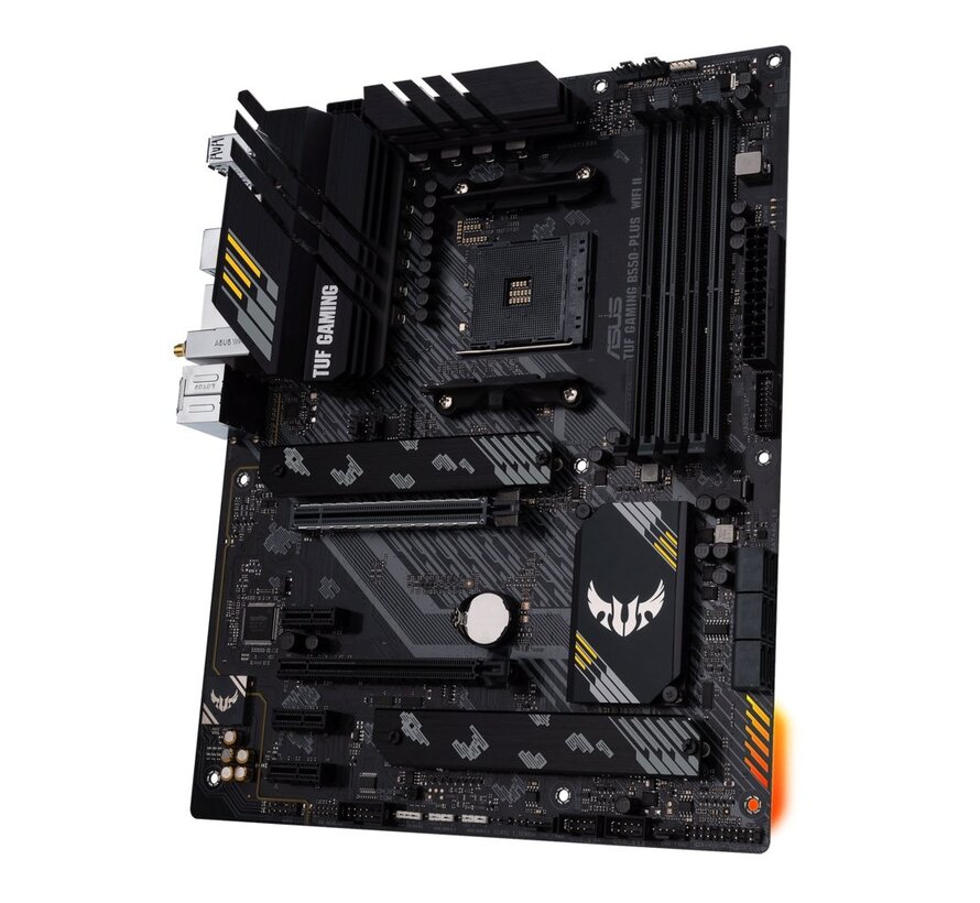 ASUS TUF GAMING B550-PLUS WIFI II | Socket AM4 | AMD B550 | 4xDDR4 | ATX | Moederbord