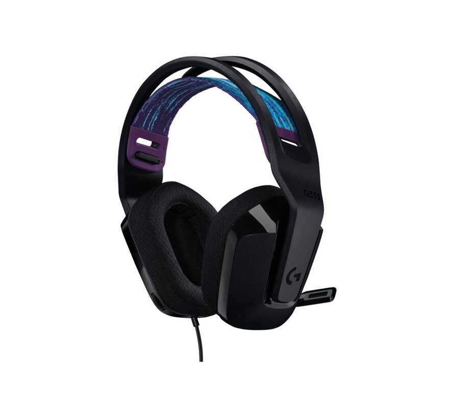 G G335 Wired Gaming Headset Bedraad Hoofdband Gamen Zwart