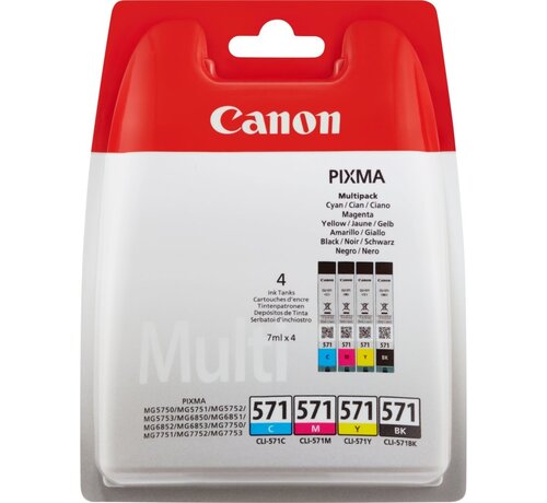 Canon 0386C005 | Originele Zwart/Cyaan/Magenta/Geel Inktcartridges | 4-Pack