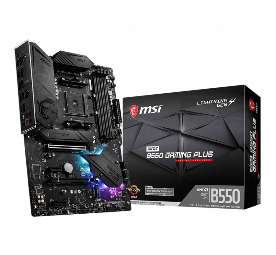 MPG B550 Gaming Plus | Socket AM4 | Intel B550 | 4xDDR4 | ATX | Moederbord