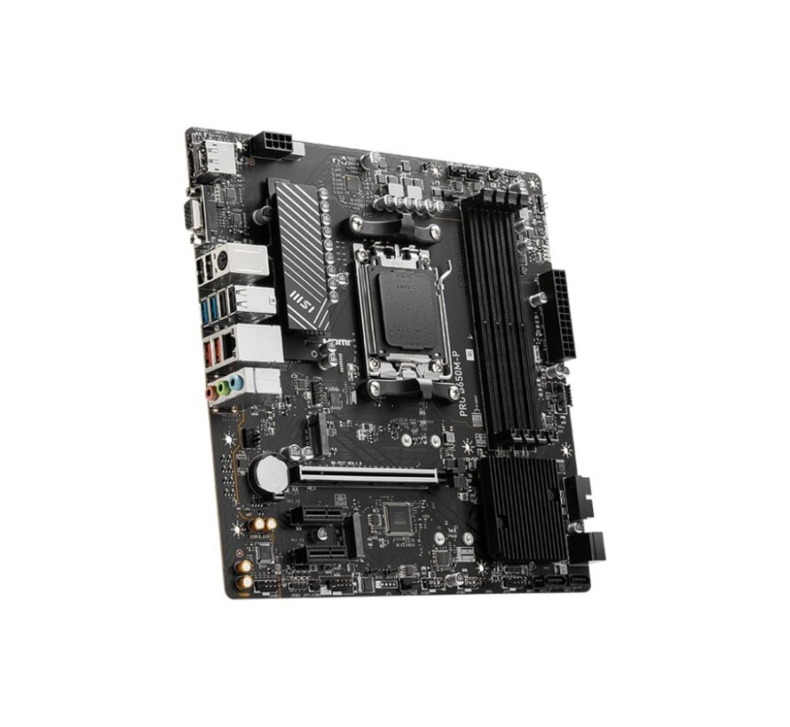 PRO B650M-P | Socket AM5 | AMD B650 | 4xDDR5 | Micro-ATX | Moederbord