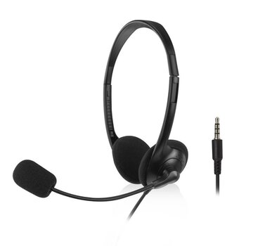 ACT AC9330 | On-Ear Headset met Microfoon | Zwart