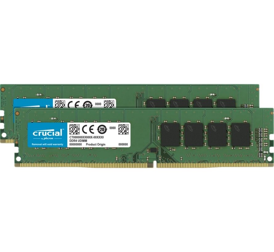 | 16GB 2x8GB DDR4 | 3200MHz | DIMM | CL22 | Geheugenmodules | RAM