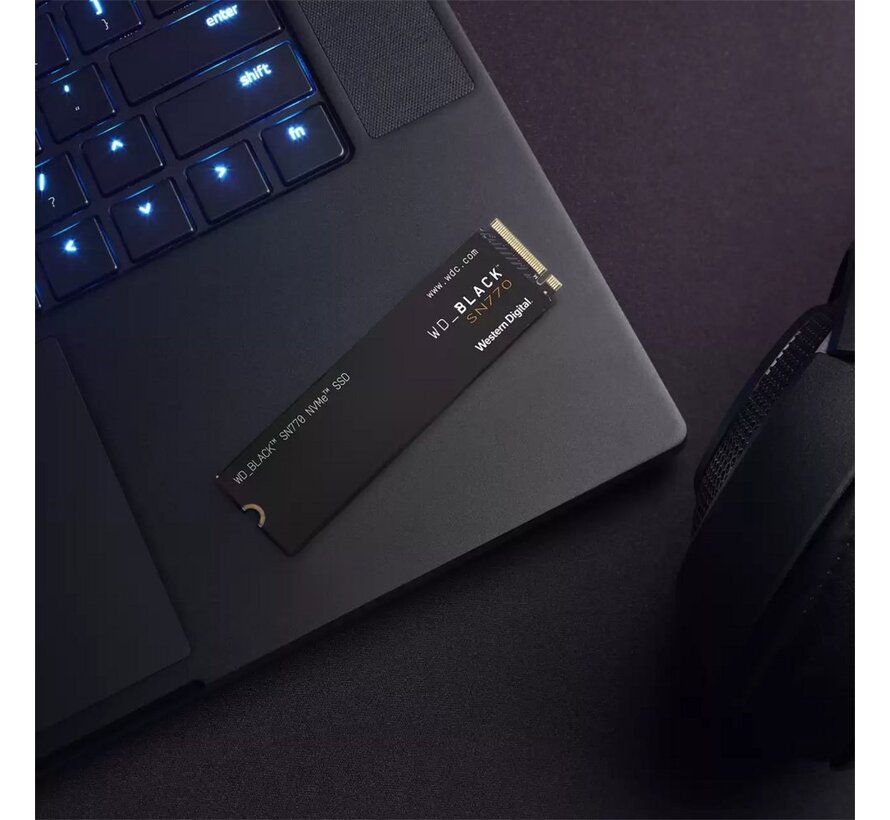 SN770 | 1TB NVMe SSD | M.2 | Gen4 | 5.150MB/s Lezen | 4.850MB/s Schrijven