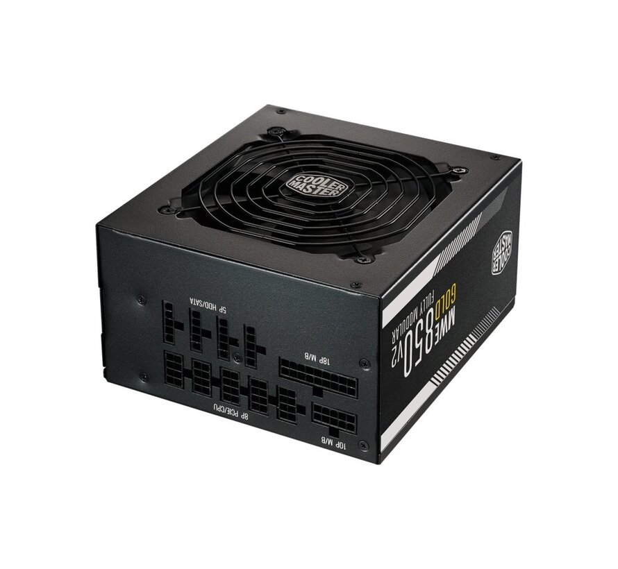 Cooler Master MWE Gold 850 | 850 Watt Gold ATX PSU | Modulair | Power Supply | Voeding